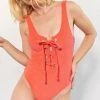 Mara Hoffman Desa One Piece Coral Terry