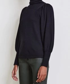 Apiece Apart Sweaters Dewi Turtleneck Black