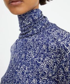 Rodebjer Marian Polo Picasso Blue Swirl