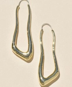 Leigh Miller Lanky Hoops Brass Jewelry 7 Leigh Miller Lanky Hoops Brass Jewelry