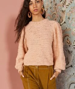 Ulla Johnson Isolde Pullover Rose Sweaters