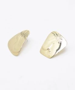 Leigh Miller Jewelry Splatter Earrings Brass